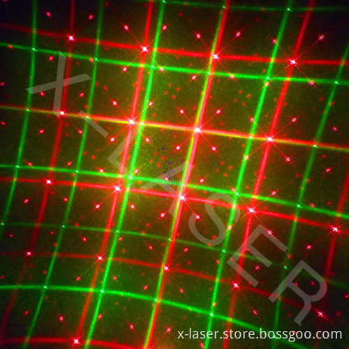 Mini eight Patterns Laser Light